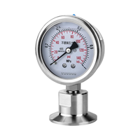 SHKEQI YTP-60BF Stainless Steel Diaphragm Digital Pressure Gauge Tri-Clamp 0~6MPa Range Efficient Pressure Management OEM/ODM