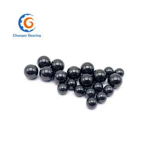 Bola Bantalan Keramik SI3N4 Silikon Hitam Presisi Tinggi G5 G10 Inci Ukuran 1/16 "1/8" 5/32 "1/4" 1/2 1.588 2.381 3.969