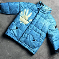 Doudoune Homme Designer Haut de Gamme en Duvet d'Oie 90% Imperméable avec Technologie de Cartographie Thermique Infrarouge