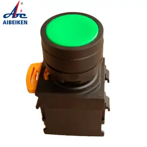 Interruptor momentáneo de encendido plano para máquina de fabricación de mascarillas, pulsador con luz roja, B2, XB4, 1NO, BC21, BC31, BC51, BC61, BC42, BC35, BC45