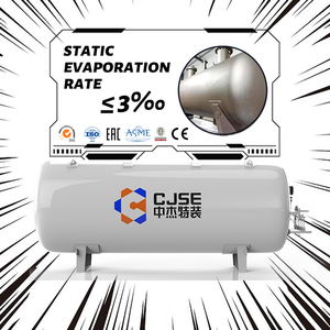 150 입방 미터 메탄 탱크 공장 판매 대형 극저온 액체 저장 탱크 150KL LNG 저장 탱크 최적의 가격 - Product Image 1