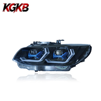 Ensemble de phares LED KGKB pour BMW Série 3 E92 E93 320i 325i M3 2007-2010 Nouveau style Spoon Style Double projecteur Plug & Play