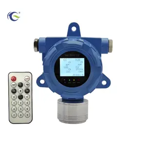 LCD display Fixed Multi gas detector CH4 H2S CO O2 gas leak detector