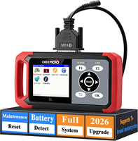 Outil de diagnostic moto, scanner OBD2 T1, lecteur DTC avec écran LCD 3,5 pouces, données du moteur, réinitialisation de la commande de l'accélérateur pour Honda, Yamaha, Suzuki, Kawasaki