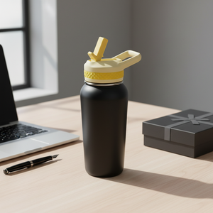 Botella <span class=keywords><strong>de</strong></span> Acero Inoxidable con Aislamiento al Vacío, <span class=keywords><strong>Boca</strong></span> Ancha <span class=keywords><strong>de</strong></span> 32 oz, Tapa Patentada, a Prueba <span class=keywords><strong>de</strong></span> Fugas, Libre <span class=keywords><strong>de</strong></span> BPA, Reutilizable, para Viajes, Regalo Empresarial - Product Image 2