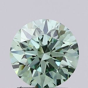 Diamante Suelto de Laboratorio, Corte Brillante Redondo, Verde Intenso, Certificado IGI, VVS, Limpio a la Vista, para Joyería y Piercings - Product Image 1