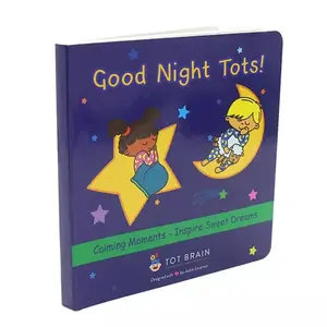 All'ingrosso copertina morbida con copertina rigida personalizzata a basso costo per attività per bambini stampa di libri di carta spessa a colori