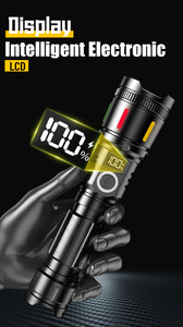 Новинка <span class=keywords><strong>2025</strong></span> года: Белый лазерный тактический фонарь с мощным светом, из алюминиевого сплава, водонепроницаемый, для экстренного освещения, USB, IP65, ROHS - Product Image 6