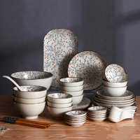 Service de table en porcelaine, 6 pièces, service de vaisselle blanche en céramique pour cadeau