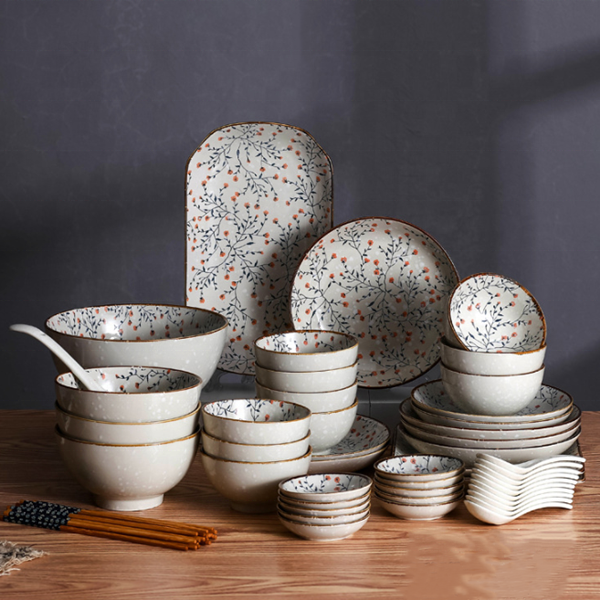 High Quality Porcelain Dinner Set White Ceramic Dinnerware Set for Gift