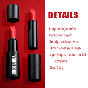 Set de Lápices Labiales Minerales MLM, Alta Pigmentación, Marca Privada de Lujo, Larga Duración, Mate, Rojo Oscuro, Resistente al Agua, Hidratante, Maquillaje Labial Diario - Product Image 5