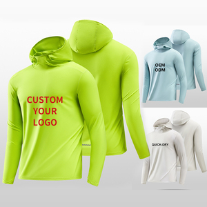 T-shirts en gros femmes coton blanc uni grande taille à manches longues col rond hommes sport t-shirt - Product Image 3