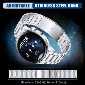 Fascia <span class=keywords><strong>per</strong></span> smartwatch Keepwin di fascia alta in acciaio inossidabile 304 tinta unita fibbia in tartaruga con una perlina 20mm 22mm <span class=keywords><strong>per</strong></span> Samsung <span class=keywords><strong>Huawei</strong></span> GT <span class=keywords><strong>GT2</strong></span> - Product Image 4