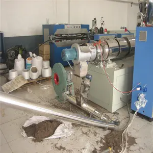 wpc recycle pvc flakes granulate extrusion line
