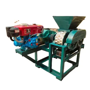 High Power Diesel Engine Charcoal Briquettes Making Machine Small Coal Press Machine Briqueta De Carbon For Ball Pillow Price