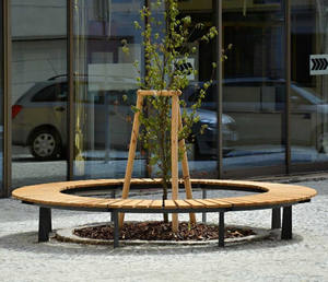 Kommerzielle runde Bank Outdoor Garten warten Kreis Bank Stuhl Park Patio Baum Bank - Product Image 1