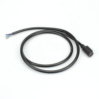 Anpassbares Stromkabel DIN 4-Pin DC Buchse Mini-DIN zu Offenes Ende Kabel 20AWG