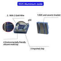 Módulo LED UV SMD de 1W de Diseño Personalizado JNJ, Chip Epiled con 365nm 370nm 375nm 3535 para Sistema de Curado UV de Emisión Púrpura, Chip Epistar