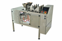 Machine d'emballage automatique pour aliments, riz, céréales, grains de café avec étiquetage, enveloppement, remplissage, bouchage, film plastique, utilisation pour l'habillement