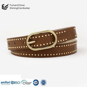 Cinturón de piel de vaca auténtica para mujer, pantalones informales versátiles con hebilla de Pin de moda coreana para mujer, hechos en Camboya - Product Image 3