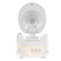 Tire-lait électrique sans bisphénol a avec insert à bride mains libres compatible avec les bouteilles et les sacs de stockage