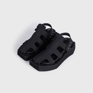 Sandali in Pelle di Vacchetta di Alta Qualità con Suola Spessa, <span class=keywords><strong>Stivali</strong></span> Martin alla Moda, Nuovi Sandali e <span class=keywords><strong>Stivali</strong></span> Estivi Trendy per Donne - Product Image 6