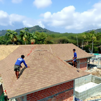 ASTM USA Standard Indien Kerala Design Bitumen Schindeln Wasserdichte Dachmaterialien Dachschindeln
