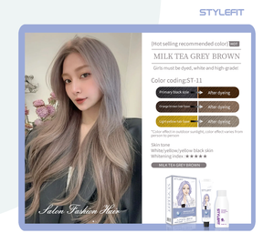 Kit di tintura permanente per capelli a basso contenuto di ammoniaca, 15 colori, a marchio privato, biologico, a lunga durata, copre i capelli grigi, set di creme coloranti per capelli - Product Image 3