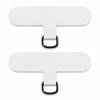 Patch universel en nylon TPU ultra-fin personnalisé pour lanière de téléphone, insert de coque avec anneau en D pour bracelet ou bandoulière