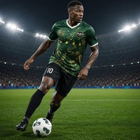 Maillot de football EURO Club Tropical Leaf à sublimation intégrale, col en V, personnalisable avec nom et numéro, 100 % polyester, faible MOQ