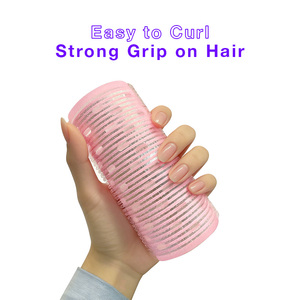 <b>Plastic</b> Hair Curlers Featuring Self Grip Design for Salon Blowout Volume and Long Lasting Large Curls - Product Image 2