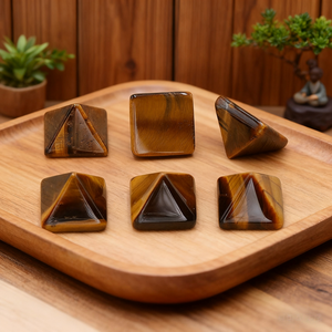 Bán Buôn Chữa Bệnh Tinh Khiết Lãng Mạn Tự Nhiên Đánh Bóng Tinh Thể Kim Tự Tháp Hỗn Hợp Chất Liệu Đầy Màu Sắc Nguyên Đá Đánh Bóng Kim Tự Tháp Bộ Sưu Tập - Product Image 3