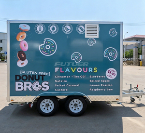 Camion de restauration mobile USA avec cuisine complète pour snacks, beignets, hot-dogs, pizzas, glaces, équipé 220V pour restaurants et commerçants - Product Image 2