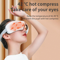 Masajeador de Ojos con Terapia de Calor Automática, Cuatro Modos de Vibración y USB Tipo-C para Usuarios de Pantalla Larga y Cuidado Ocular para Trabajo Remoto