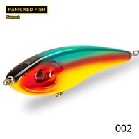Leurre Artificiel Jerkbait Rigide pour Pêche au Brochet, Couleurs Réalistes, Action Twitch-and-Pause à Lentaune Coulée, Hameçons VMC
