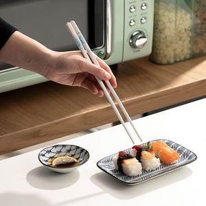 Palillos de cerámica premium para bodas, palillos de sushi de porcelana con caja de regalo. - Product Image 4