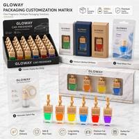 Diffuseur d'huiles essentielles pour voiture, mini diffuseur suspendu de 10 ml, lavande, jasmin, océan, pour parfumer l'air de la voiture