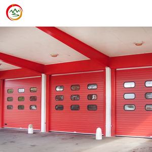 <span class=keywords><strong>Porte</strong></span> <span class=keywords><strong>sectionnelle</strong></span> industrielle rouge de Fire-Engine <span class=keywords><strong>pour</strong></span> caserne de pompiers, isolation, coupe-feu, résistant au vent, OEM - Product Image 2