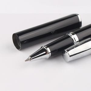 Stylo Gel Métallique Personnalisé avec Logo Gravé et Imprimé, en Acier Inoxydable Classique, pour Fournitures de Bureau – Vente en Gros - Product Image 2