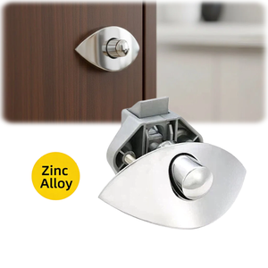Serratura a pulsante senza chiave per ante di armadietti da <span class=keywords><strong>roulotte</strong></span>, serratura a mezzaluna per mobili marini e cassetti di camper - Product Image 1