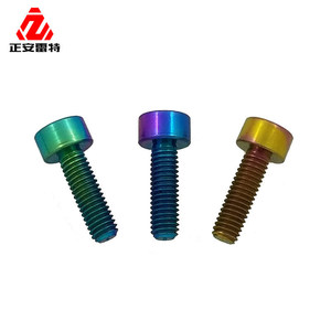 Zheng'an Leite Aluminium Metric Screws Pan Head Anodized Coating Coarse Thread <b>Fasteners</b> - Product Image 4