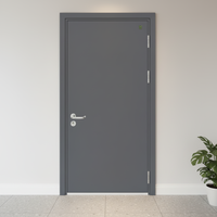 Portes en acier ignifugées certifiées UL pour les projets hospitaliers et scolaires, portes en acier pour sorties de secours, portes en acier de sécurité incendie