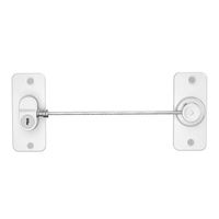 Serrure de sécurité multifonctionnelle pour enfants pour bébés Plastique et métal Porte du réfrigérateur Loquet de fenêtre pour armoires Fenêtres