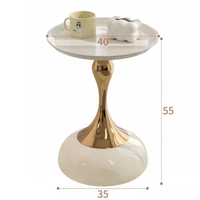 Internet-Bestseller Schmaler Couchtisch Sofa-Beistelltisch Italienischer Stil Leichter Luxus Moderner Kleiner Runder Tisch