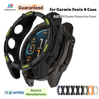 Smart Watch Bumper Soft TPU Stoß feste Schutzhülle für Garmin Fenix 8 MIP Solar 47mm 51mm AMOLED Zubehör