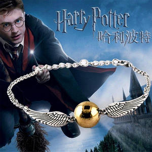 Joyería de película caliente Reliquias DE LA MUERTE Bronce antiguo Plata Golden <span class=keywords><strong>Snitch</strong></span> Pulsera Golden <span class=keywords><strong>Snitch</strong></span> Pulseras para Cosplay - Product Image 3