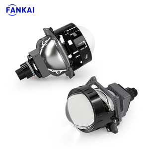 K60 3.0-Inch Aluminum <b>LED</b> Bi-Xenon Projector Headlights 60W <b>High</b>-<b>Power</b> Integrated <b>High</b> Low Beam (H4H7) 50000h Service Life for - Product Image 2