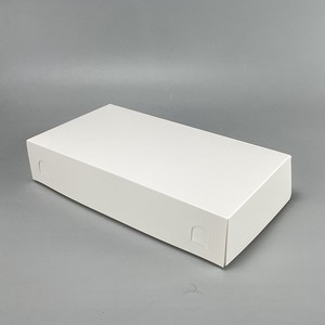 <strong>Customized</strong> disposable food-grade self-folding flip lid paper box with white <strong>card</strong> paper printed <strong>logo</strong>, cake, dessert <strong>packaging</strong> box - Product Image 6