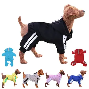 Ropa deportiva para perros, conjuntos de algodón para correr, para otoño e invierno, venta al por mayor