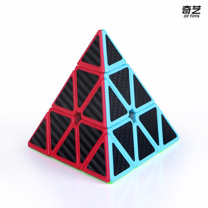Qiyi Cube Magique en Fibre de Carbone 2x2 3x3 4x4 5x5 Pyramide Puzzle Lisse Jouet Stimulant pour l'Esprit Enfants 8-13 Ans Unisexe - Product Image 5